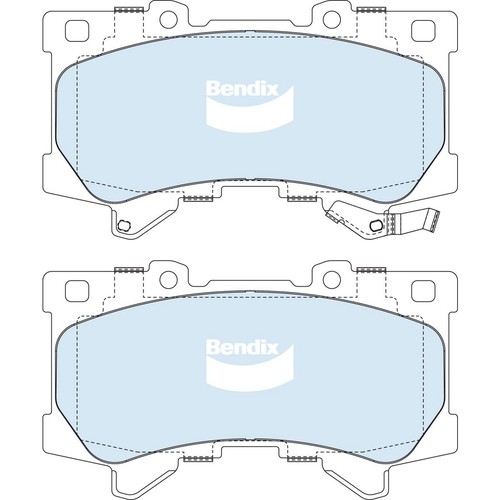 Bendix Brake Pads Set - 4WD/SUV - DB2639 4WD Brake Pads Brake Parts