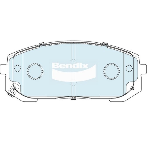 Bendix Brake Pads Set - 4WD/SUV - DB2611 4WD Brake Pads Brake Parts