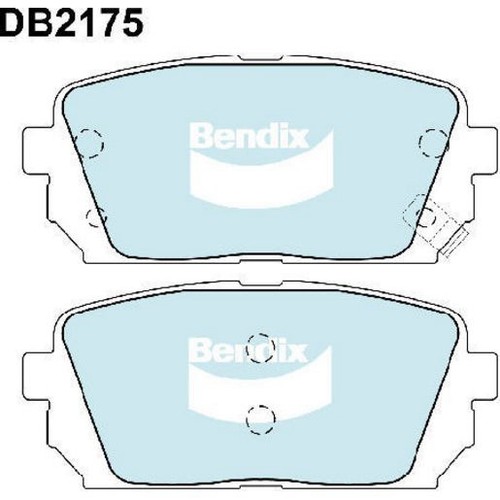 Bendix Brake Pads Set - General CT - DB2175 GCT Brake Pads Brake Parts