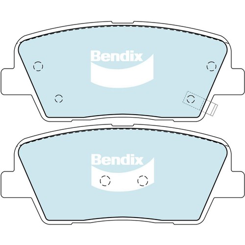 Bendix Brake Pads Set - 4WD/SUV - DB2178 4WD Brake Pads Brake Parts