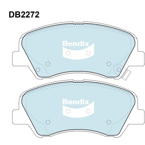 Bendix Brake Pads Set - General CT - DB2272 GCT Brake Pads Brake Parts Auto