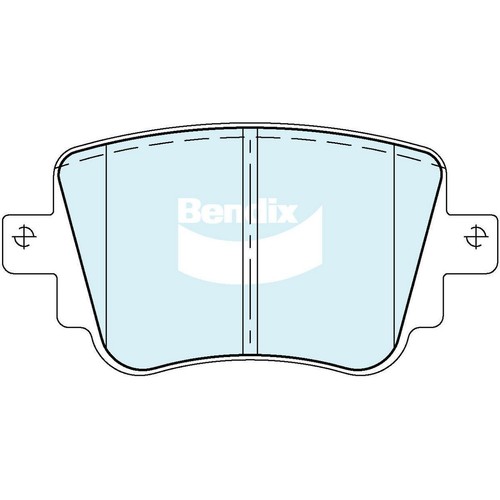 Bendix Brake Pads Set - Euro+ - DB2626 EURO+ Brake Pads Brake Parts Brake Pads