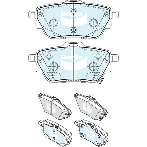 Bendix Brake Pads Set - General CT - DB2669 GCT Brake Pads Brake Parts Auto