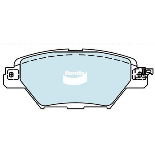 Bendix Brake Pads Set - 4WD/SUV - DB2485 4WD Brake Pads Brake Parts Brake Pads