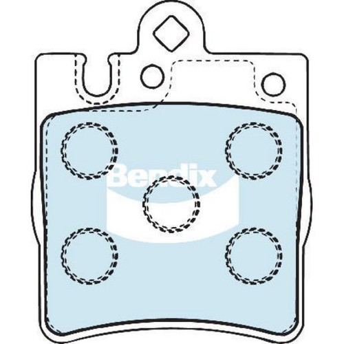 Bendix Brake Pads Set - Euro+ - DB1457 EURO+ Brake Pads Brake Parts Brake Pads