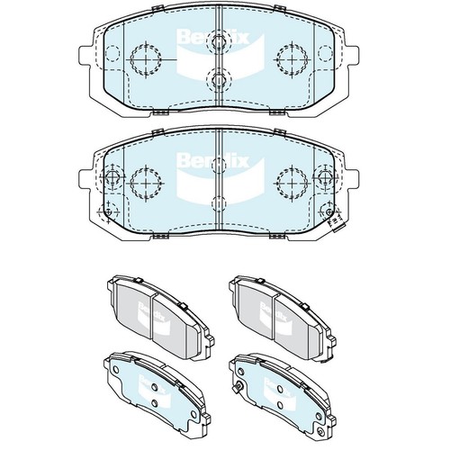 Bendix Brake Pads Set - General CT - DB2664 GCT Brake Pads Brake Parts Auto