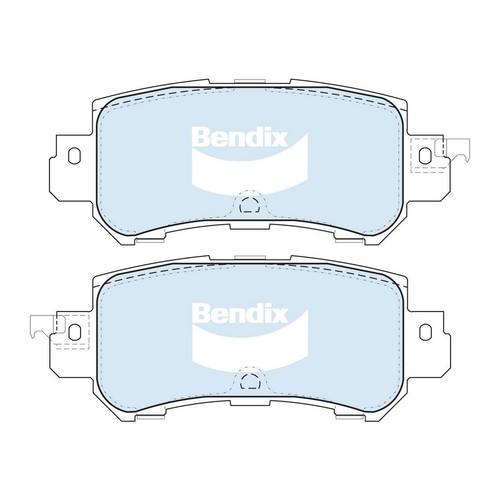 Bendix Brake Pads Set - 4WD/SUV - DB2227 4WD Brake Pads Brake Parts Brake Pads