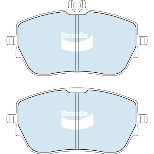 Bendix Brake Pads Set - Euro+ - DB2660 EURO+ Brake Pads Brake Parts Brake Pads