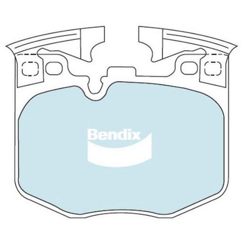 Bendix Brake Pads Set - Euro+ - DB2545 EURO+ Brake Pads Brake Parts Brake Pads
