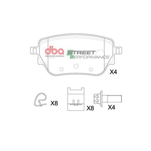 DBA Brake Pads Set - Street Performance - DB15269SP Brake Pads Brake Parts Auto