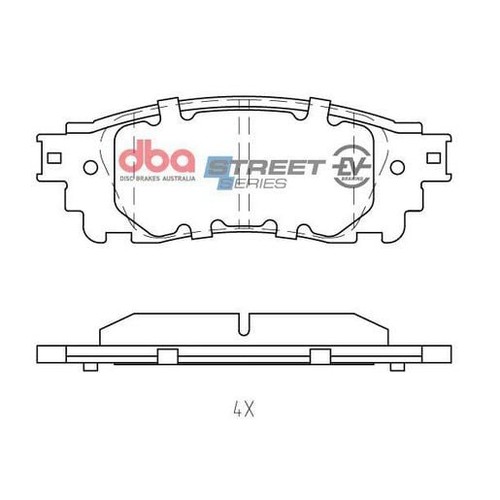 DBA Brake Pads Set - Street Series EV Hybrid - DB2419SSEV Brake Pads Brake Parts