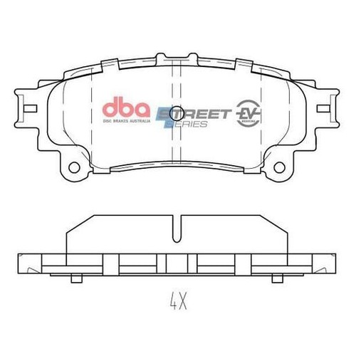 DBA Brake Pads Set - Street Series EV Hybrid - DB2245SSEV Brake Pads Brake Parts