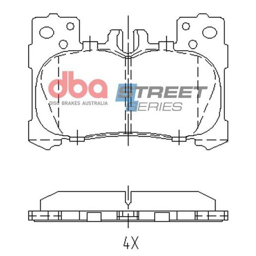 DBA Brake Pads Set - Street Series - DB15151SS Brake Pads Brake Parts