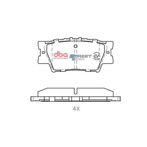 DBA Brake Pads Set - Street Series EV Hybrid - DB1832SSEV Brake Pads Brake Parts
