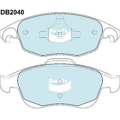 Bendix Brake Pads Set - Euro+ - DB2040 EURO+ Brake Pads Brake Parts