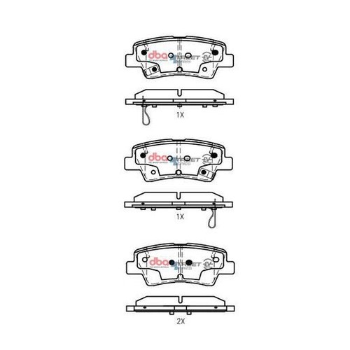 DBA Brake Pads Set - Street Series EV Hybrid - DB2076SSEV Brake Pads Brake Parts