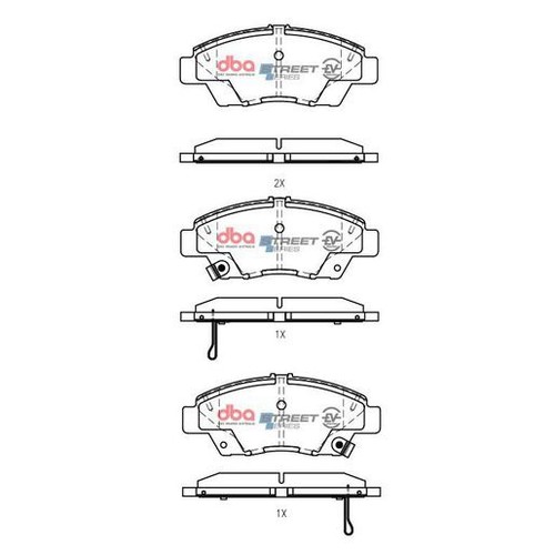 DBA Brake Pads Set - Street Series EV Hybrid - DB1991SSEV Brake Pads Brake Parts