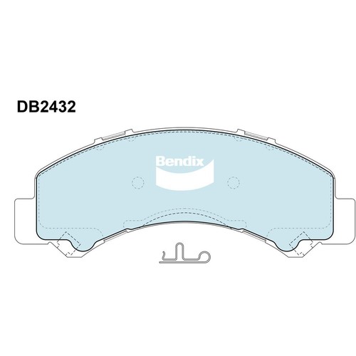 Bendix Brake Pads Set - Heavy Duty - DB2432 HD Brake Pads Brake Parts