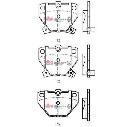 DBA Brake Pads Set - Street Series EV Hybrid - DB1429SSEV Brake Pads Brake Parts