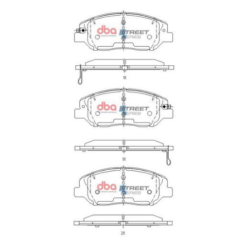 DBA Brake Pads Set - Street Series - DB15156SS Brake Pads Brake Parts