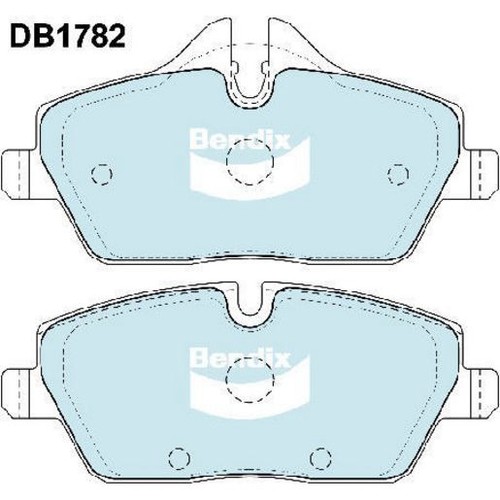 Bendix Brake Pads Set - Euro+ - DB1782 EURO+ Brake Pads Brake Parts