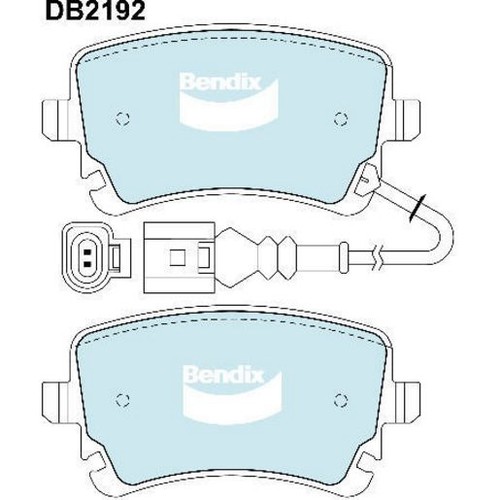 Bendix Brake Pads Set - Euro+ Inc Wear Sensor - DB2192 EURO+ Auto Sensor