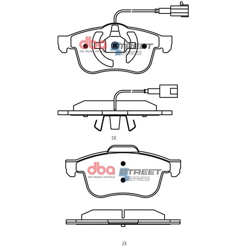 DBA Brake Pads Set - Street Series - DB15214SS Brake Pads Brake Parts