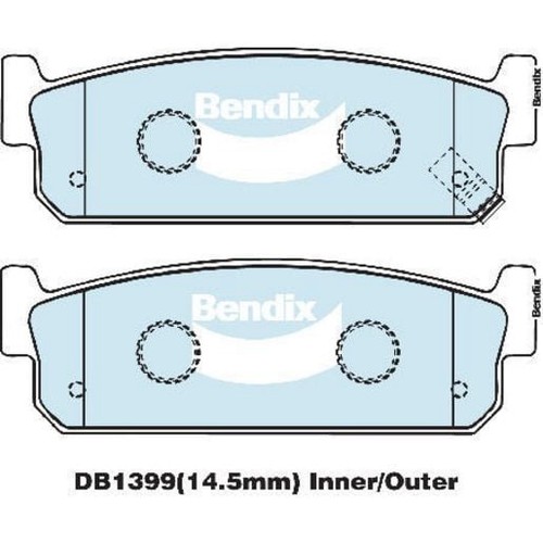 Bendix Brake Pads Set - General CT - DB1399 GCT Brake Pads Brake Parts