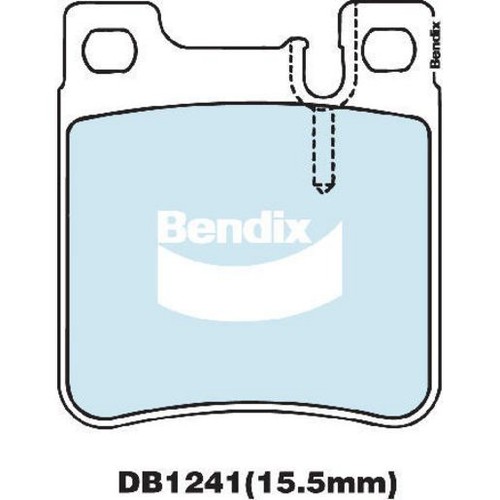 Bendix Brake Pads Set - Euro+ - DB1241 EURO+ Brake Pads Brake Parts