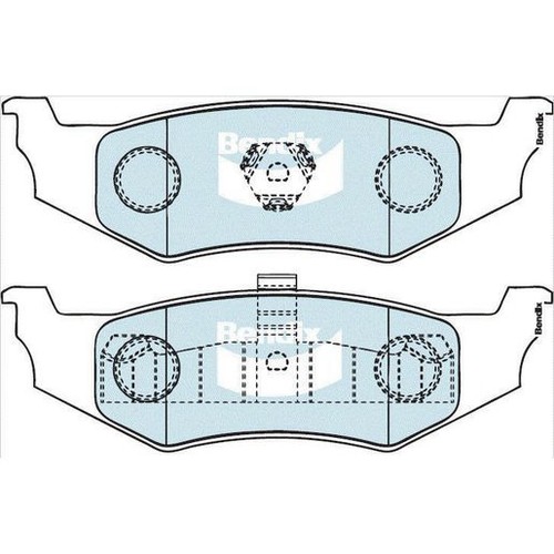 Bendix Brake Pads Set - General CT - DB2172 GCT Brake Pads Brake Parts