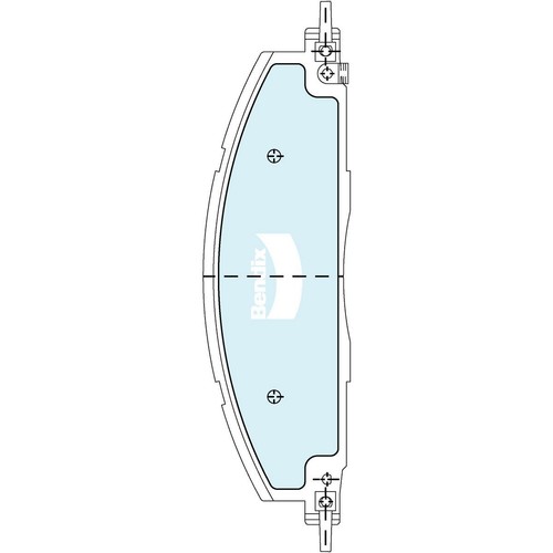 Bendix Brake Pads Set - 4WD/SUV - DB2703 4WD Brake Pads Brake Parts