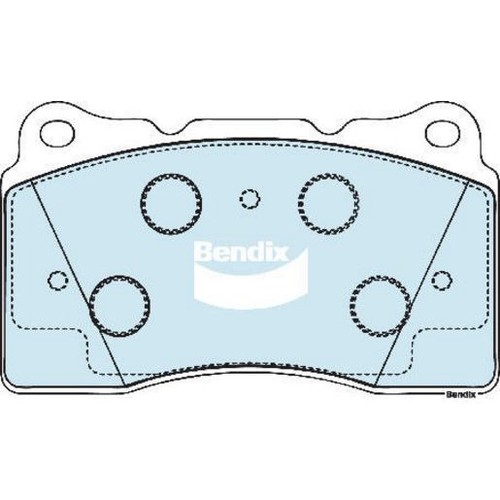 Bendix Brake Pads Set - Euro+ - DB1695 EURO+ Brake Pads Brake Parts
