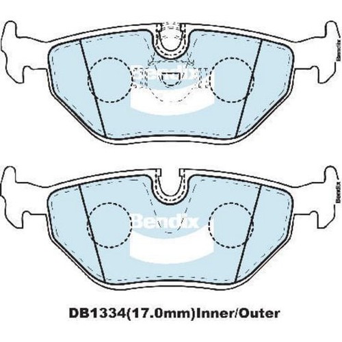 Bendix Brake Pads Set - Euro+ - DB1334 EURO+ Brake Pads Brake Parts