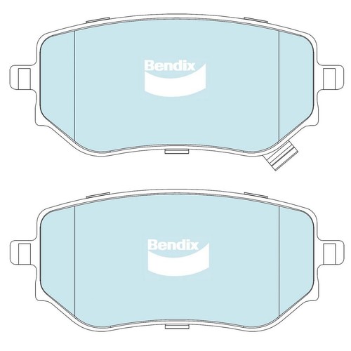 Bendix Brake Pads Set - 4WD/SUV - DB2617 4WD Brake Pads Brake Parts
