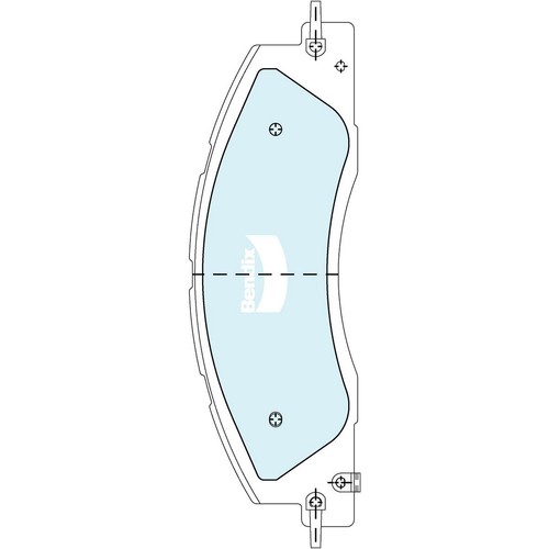 Bendix Brake Pads Set - 4WD/SUV - DB2705 4WD Brake Pads Brake Parts