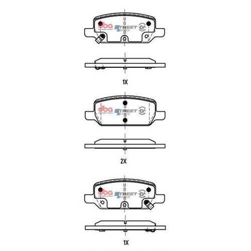DBA Brake Pads Set - Street Series EV Hybrid - DB15159SSEV Brake Pads