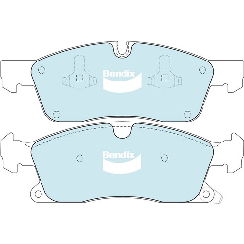 Bendix Brake Pads Set - Heavy Duty - DB2216 HD Brake Pads Brake Parts