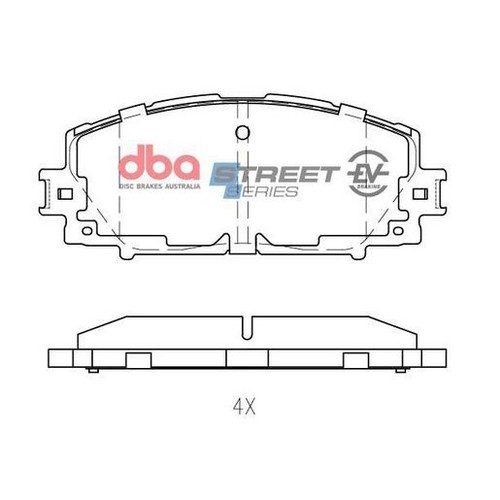 DBA Brake Pads Set - Street Series EV Hybrid - DB2159SSEV Brake Pads Brake Parts