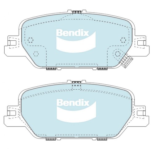 Bendix Brake Pads Set - General CT - DB2450 GCT Brake Pads Brake Parts Auto