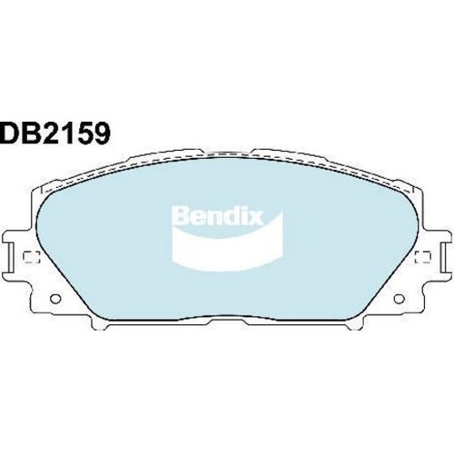 Bendix Brake Pads Set - General CT - DB2159 GCT Brake Pads Brake Parts
