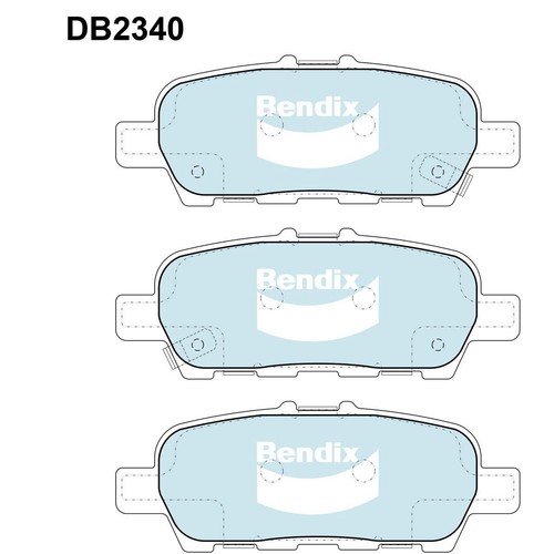 Bendix Brake Pads Set - General CT - DB2340 GCT Brake Pads Brake Parts