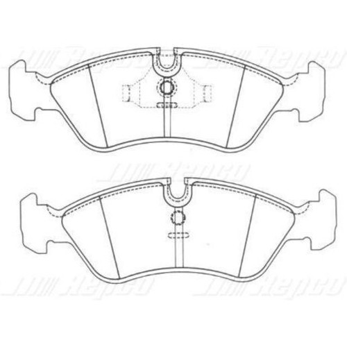 Silverline Brake Pads Set - DB1228SLP Brake Pads Brake Parts