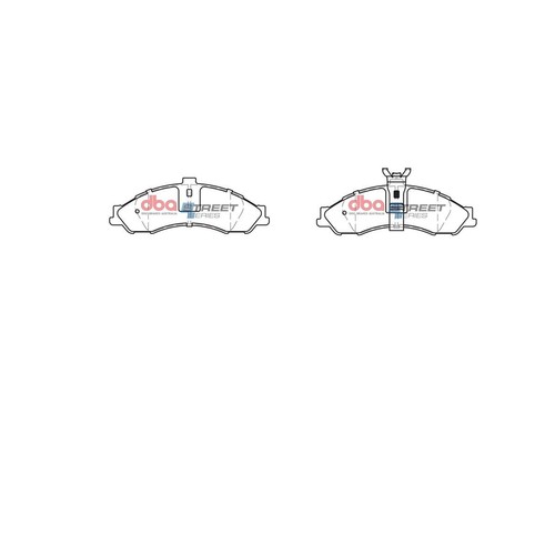 DBA Brake Pads Set - Street Series - DB1331SS Brake Pads Brake Parts