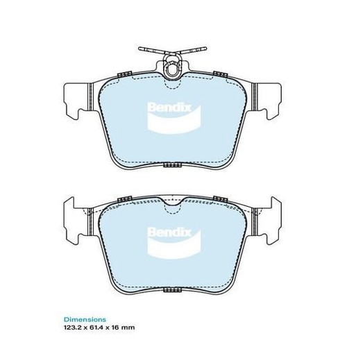 Bendix Brake Pads Set - Euro+ - DB2415 EURO+ Brake Pads Brake Parts