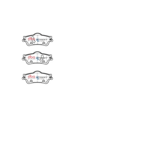 DBA Brake Pads Set - Street Series - DB1766SS Brake Pads Brake Parts