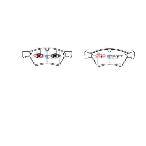 DBA Brake Pads Set - Street Series - DB2048SS Brake Pads Brake Parts