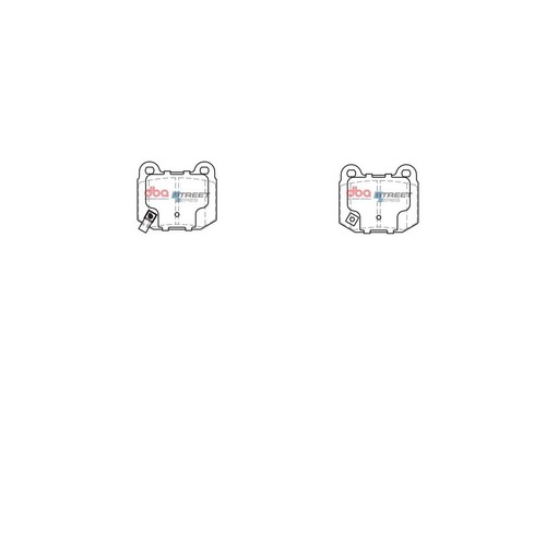 DBA Brake Pads Set - Street Series - DB1521SS Brake Pads Brake Parts