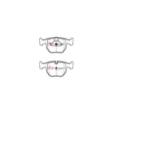 DBA Brake Pads Set - Street Series - DB1409SS Brake Pads Brake Parts