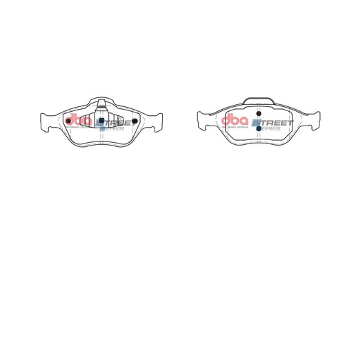 DBA Brake Pads Set - Street Series - DB1724SS Brake Pads Brake Parts
