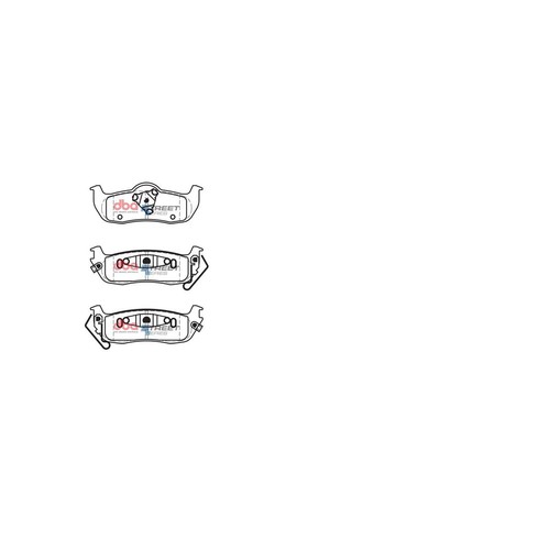 DBA Brake Pads Set - Street Series - DB1685SS Brake Pads Brake Parts